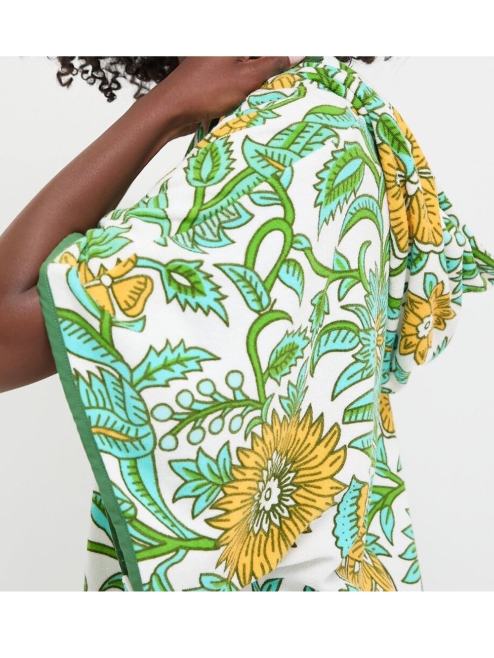 Tuckernuck Beach Lagoon Wildflower Terry Cabana Swim Coverup Hoodie M/L NWT - Picture 5 of 14